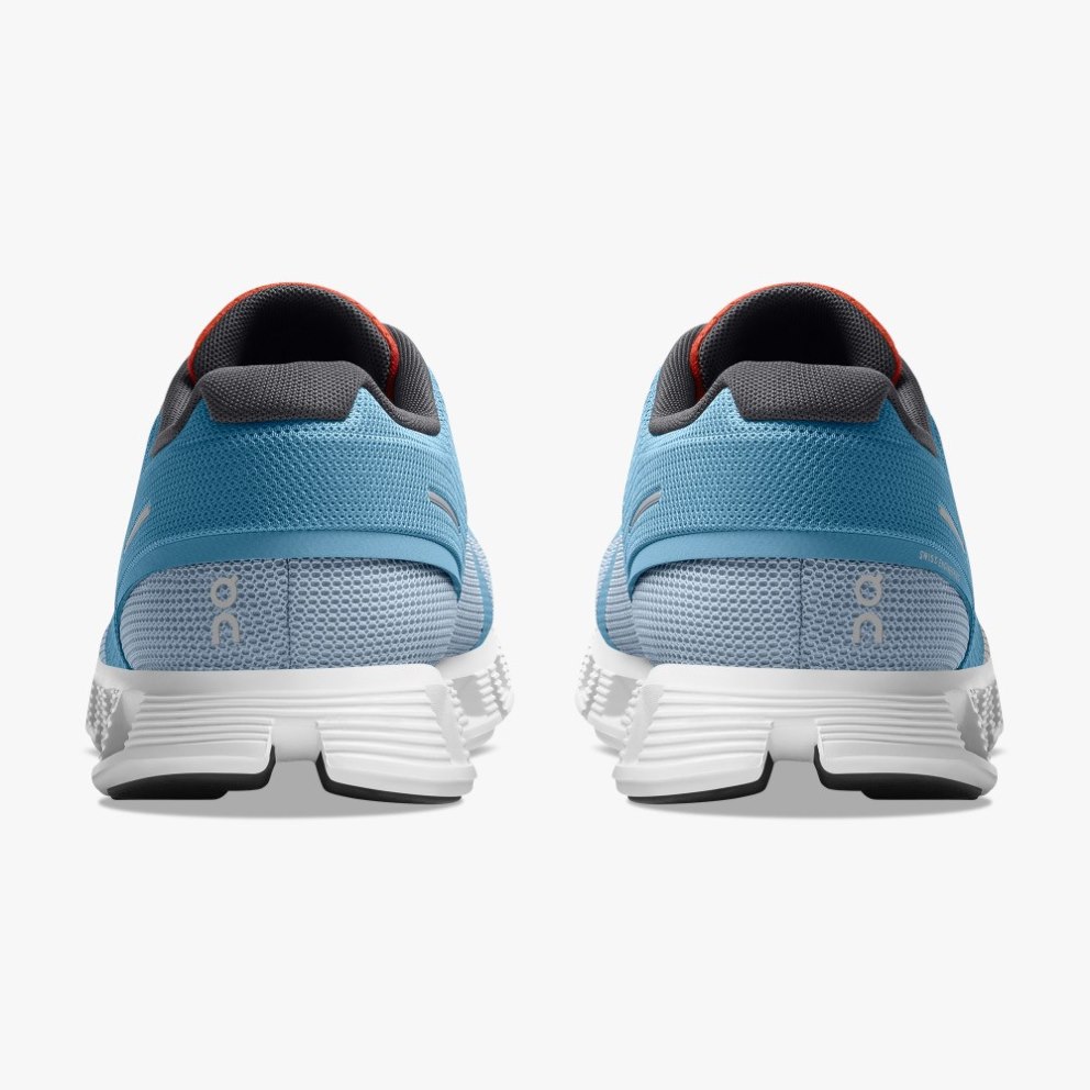 Men's On Cloud 5 Push Sneakers Blue | NZ-04382