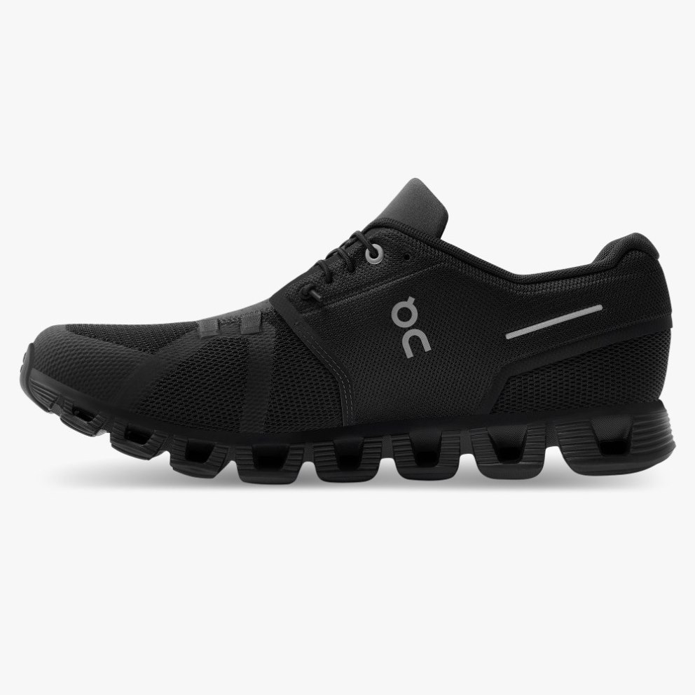 Men's On Cloud 5 Sneakers Black | NZ-03182