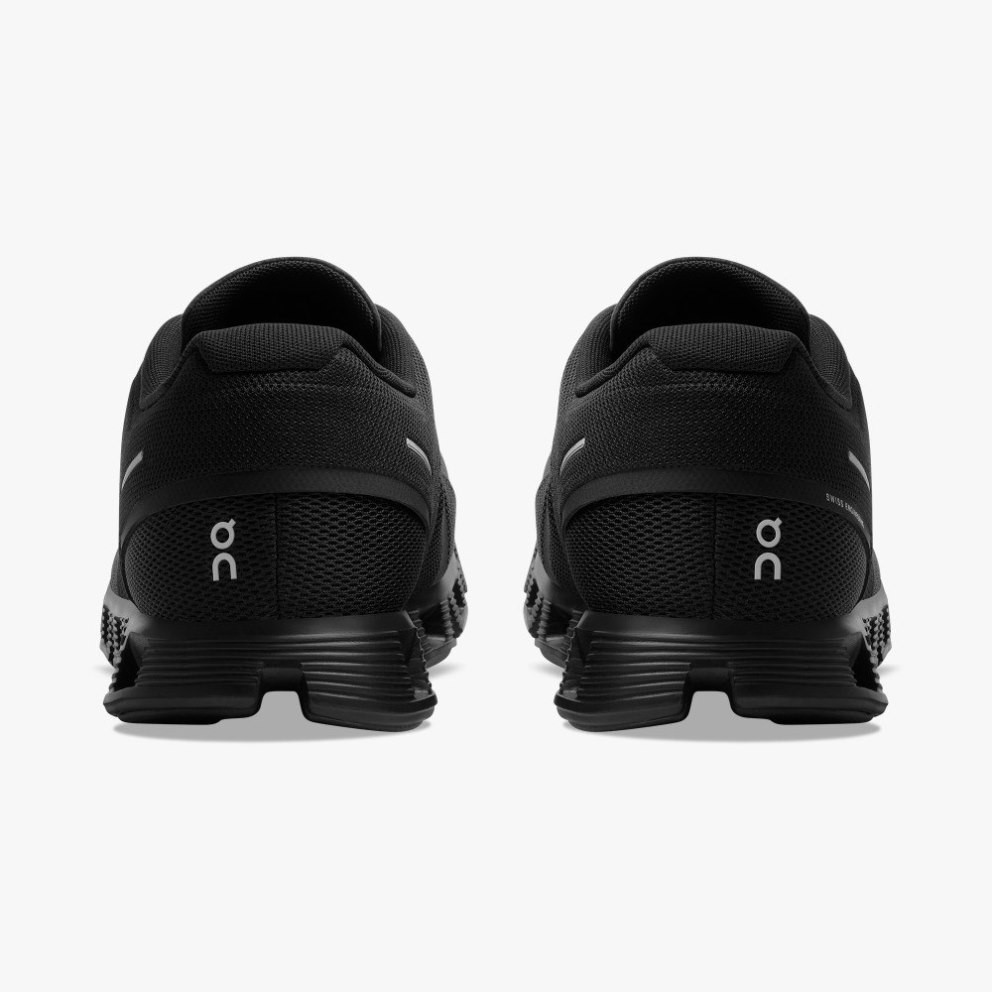 Men's On Cloud 5 Sneakers Black | NZ-03182