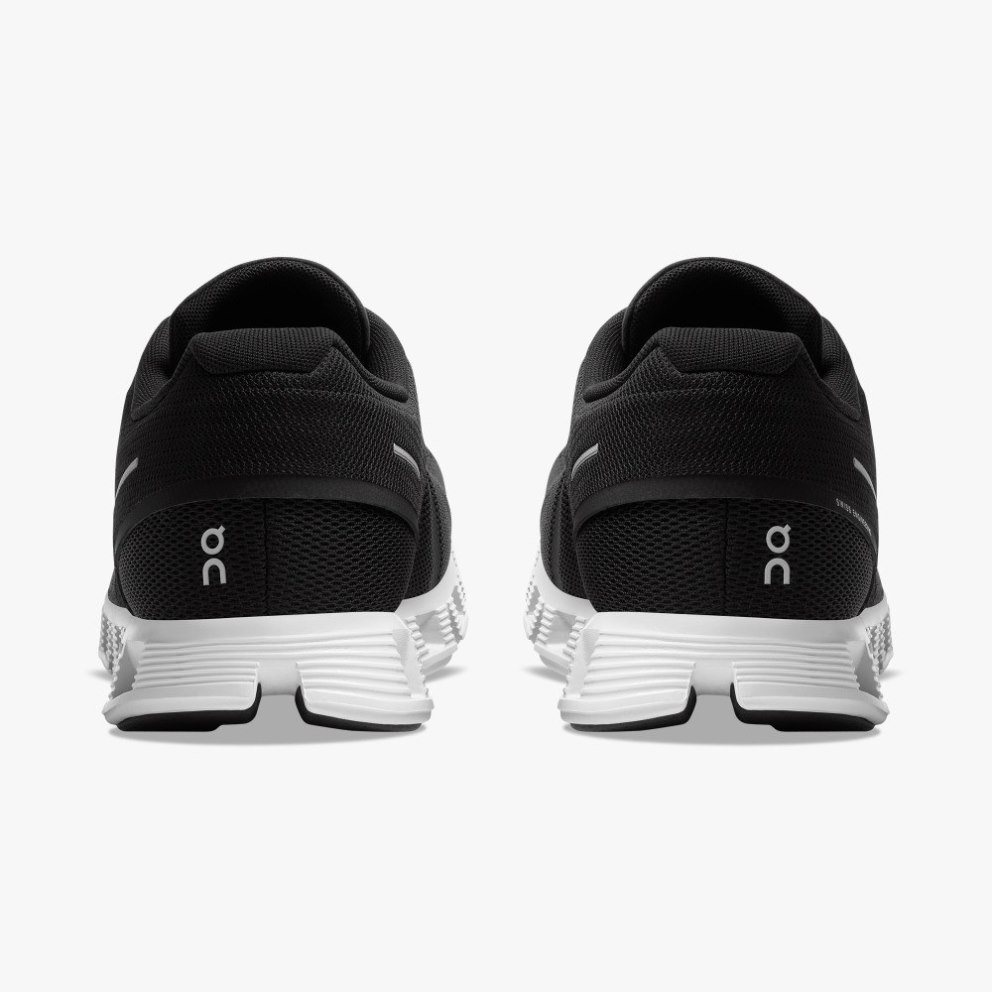 Men's On Cloud 5 Sneakers Black | NZ-79045