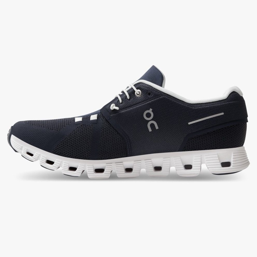 Men's On Cloud 5 Sneakers Navy | NZ-57216