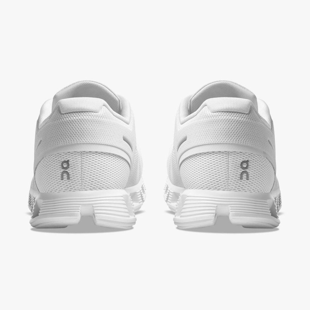 Men's On Cloud 5 Sneakers White | NZ-93708