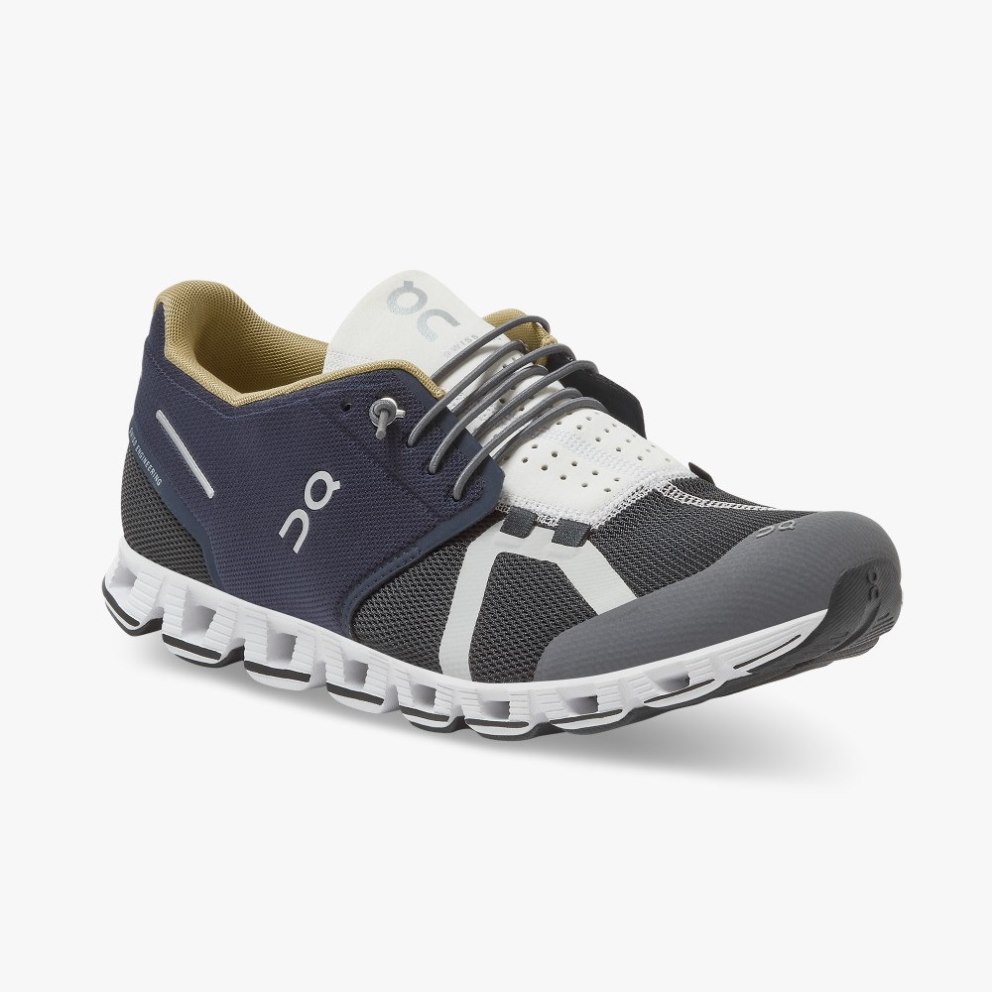 Men's On Cloud 70 | 30 Sneakers Navy / Black | NZ-95264