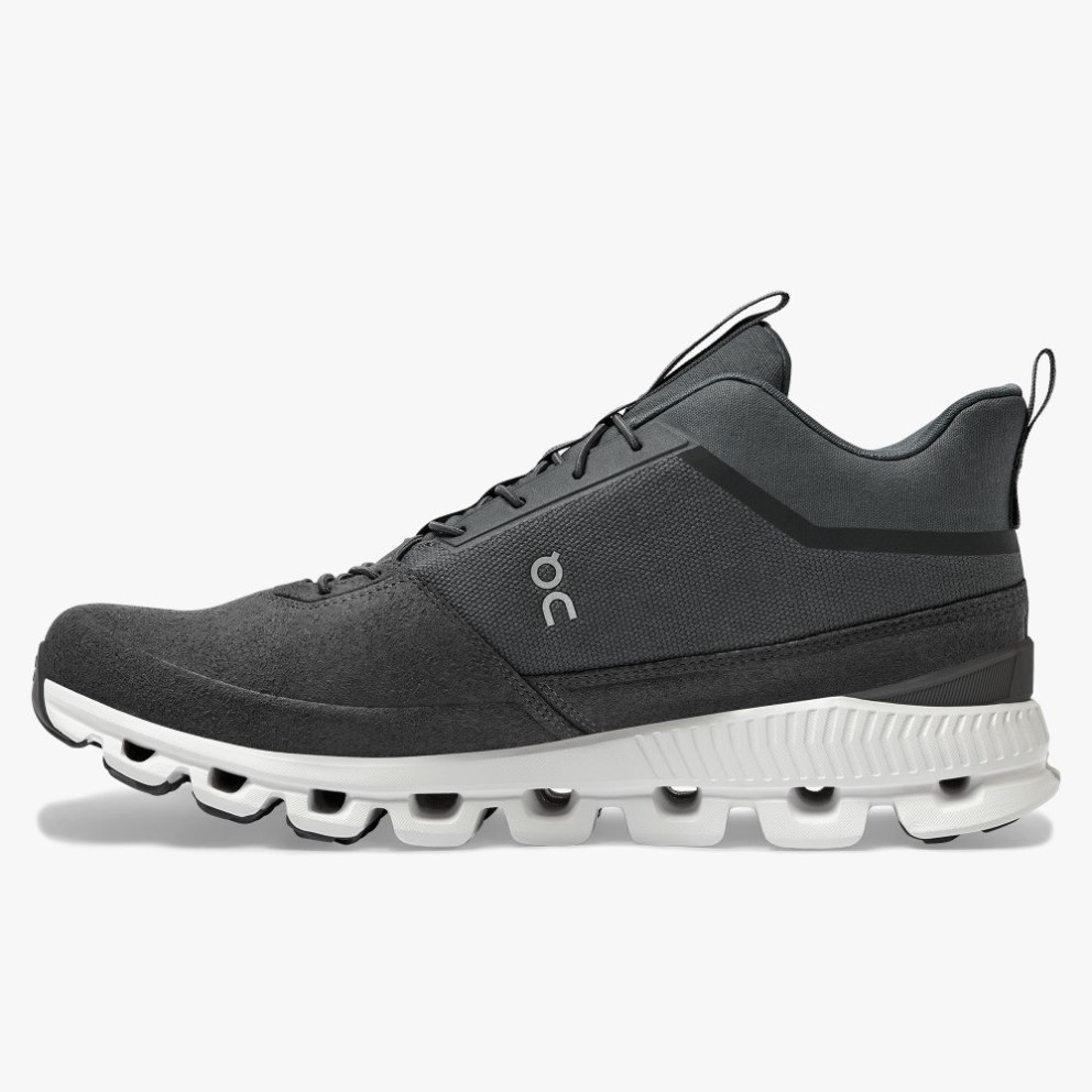 Men's On Cloud Hi Sneakers Black | NZ-45918