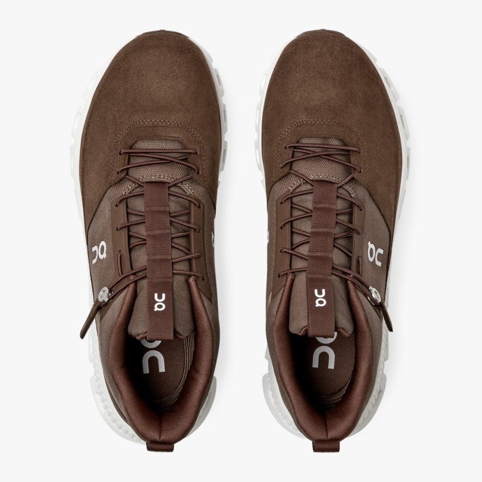 Men's On Cloud Hi Sneakers Brown | NZ-91580