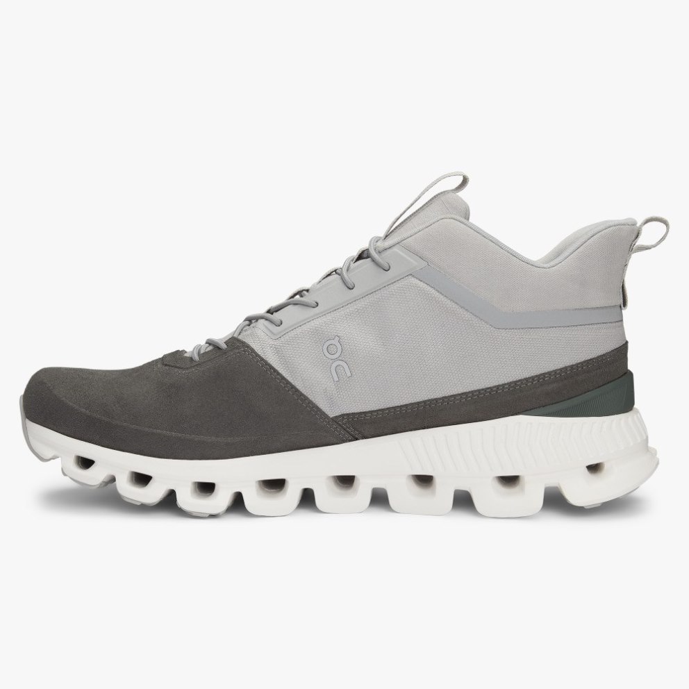 Men's On Cloud Hi Sneakers Grey | NZ-79631