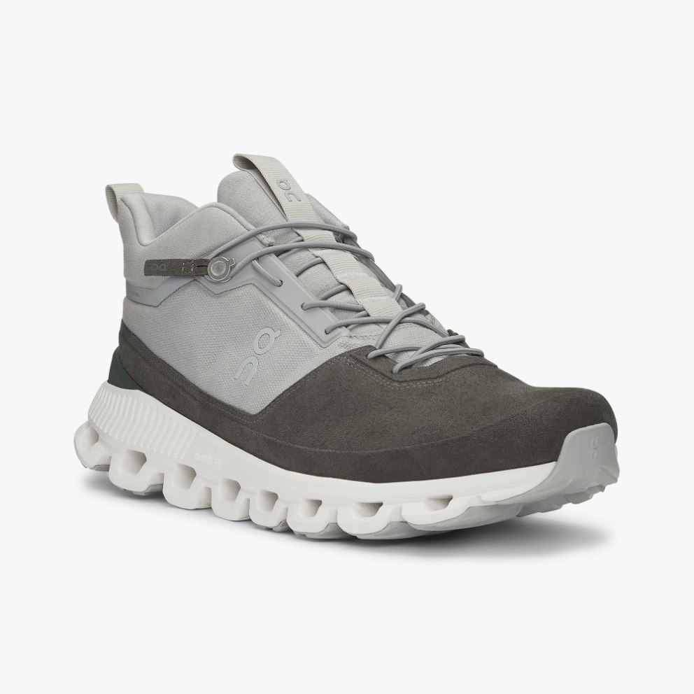 Men's On Cloud Hi Sneakers Grey | NZ-79631