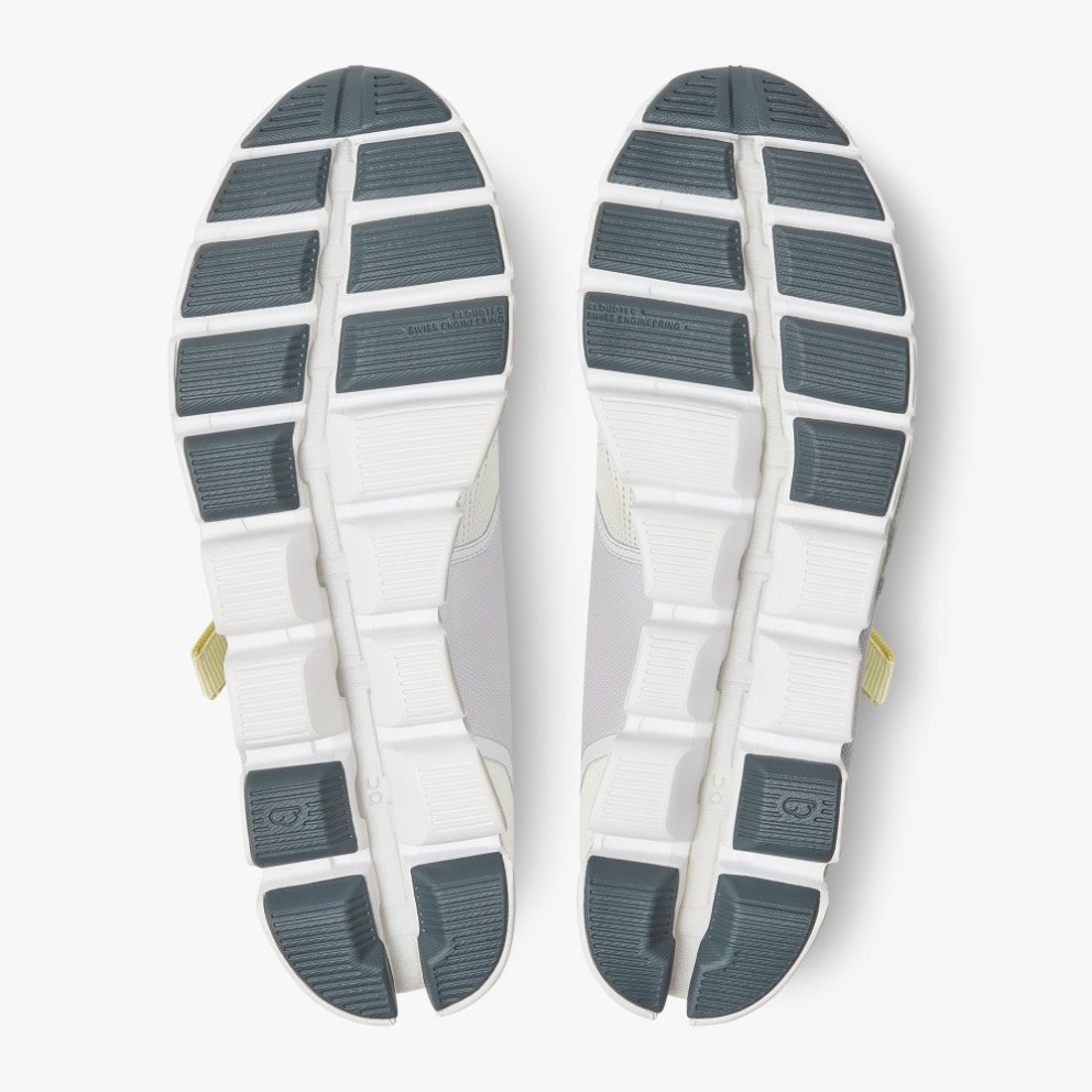 Men's On Cloud Nexus Sneakers Light Grey / Lemon | NZ-23140