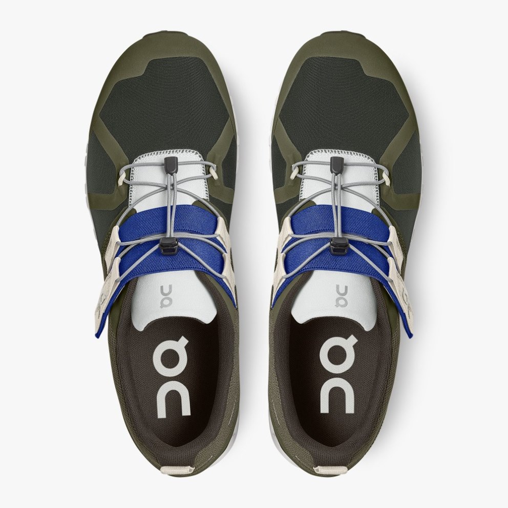 Men's On Cloud Nexus Sneakers Olive | NZ-52876