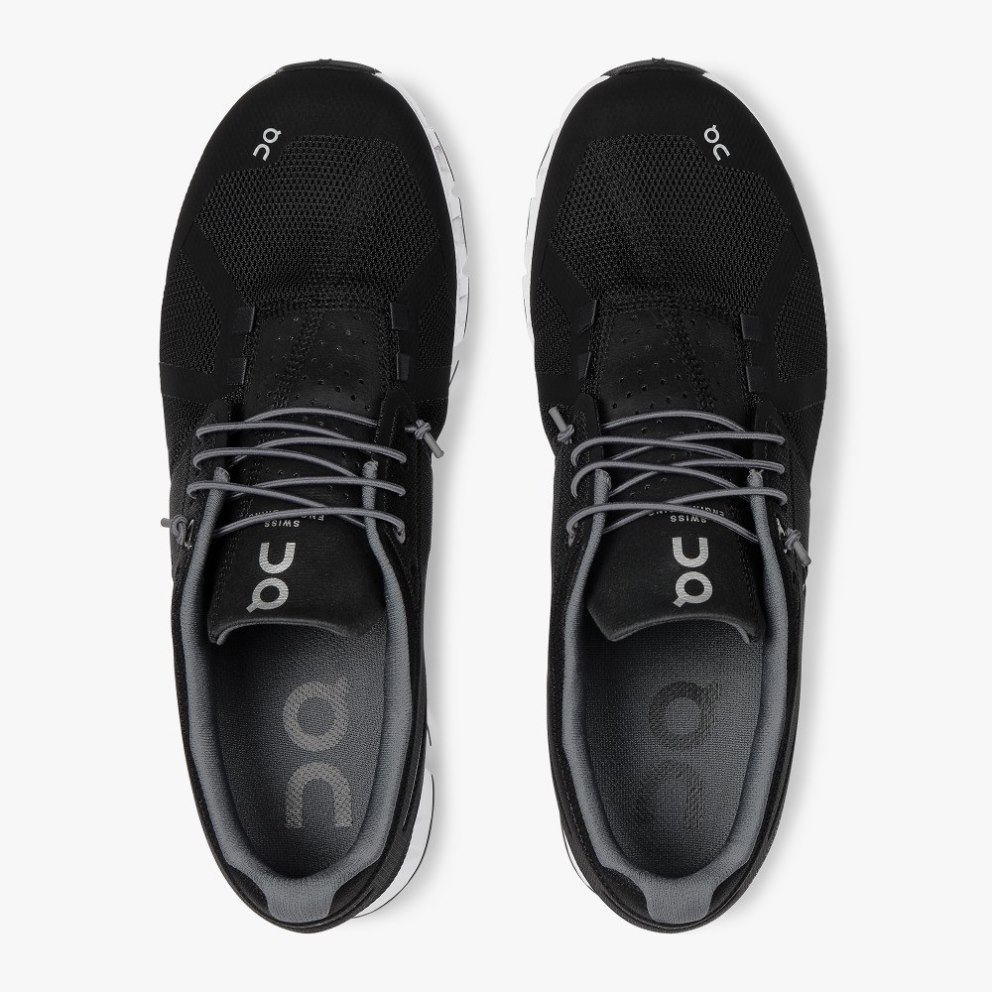 Men's On Cloud Sneakers Black | NZ-60458