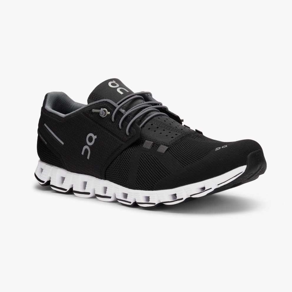 Men's On Cloud Sneakers Black | NZ-60458