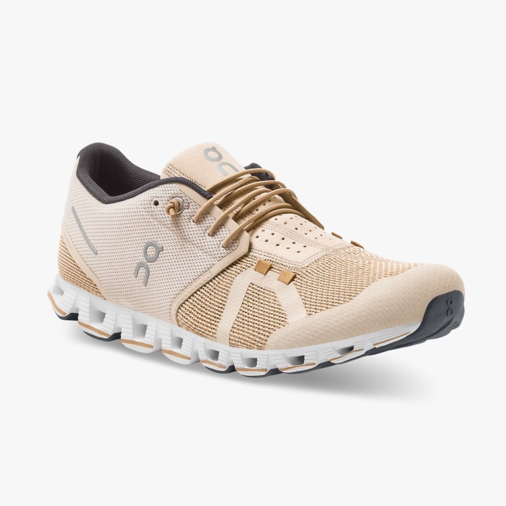 Men's On Cloud Sneakers Khaki | NZ-96357