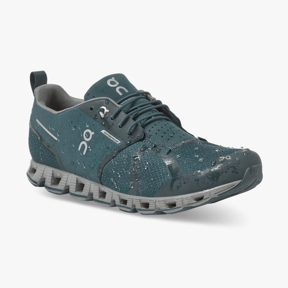 Men's On Cloud Waterproof Sneakers Green | NZ-71824