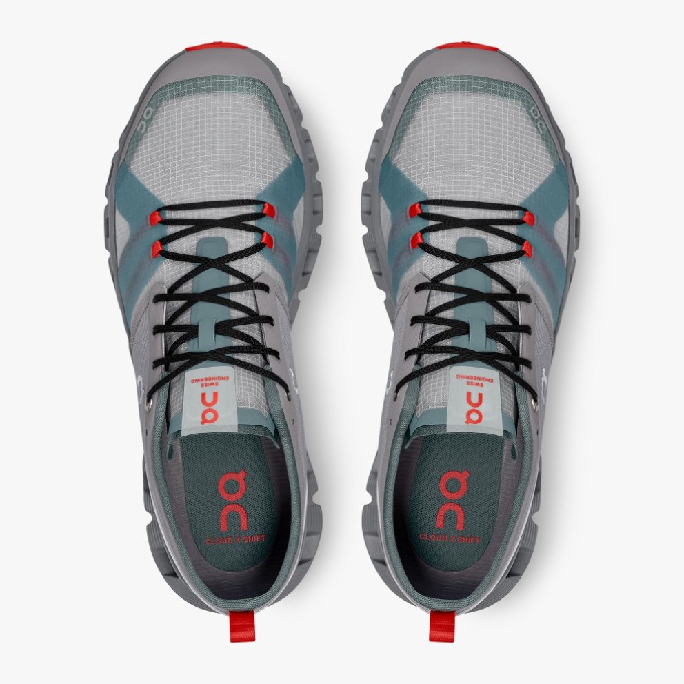 Men's On Cloud X Shift Training Shoes Grey | NZ-81734