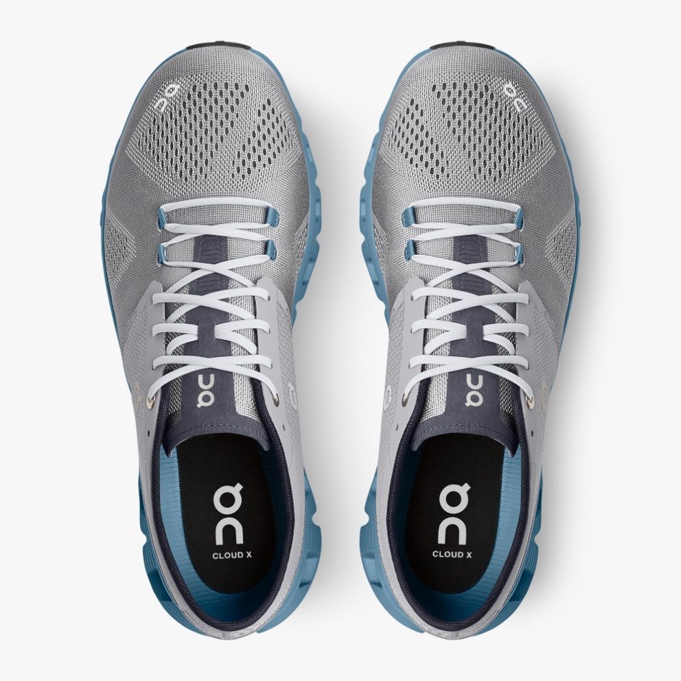 Men's On Cloud X Training Shoes Grey | NZ-95128