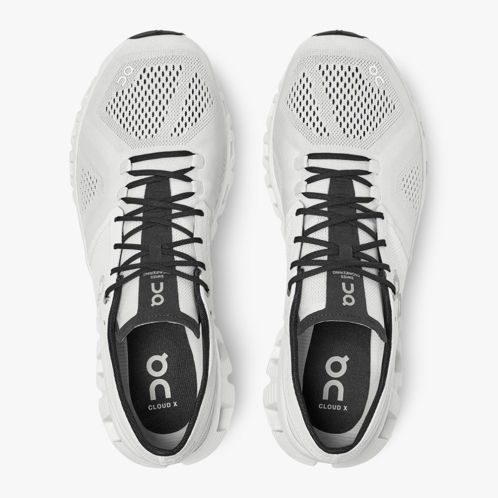 Men's On Cloud X Training Shoes White | NZ-50239