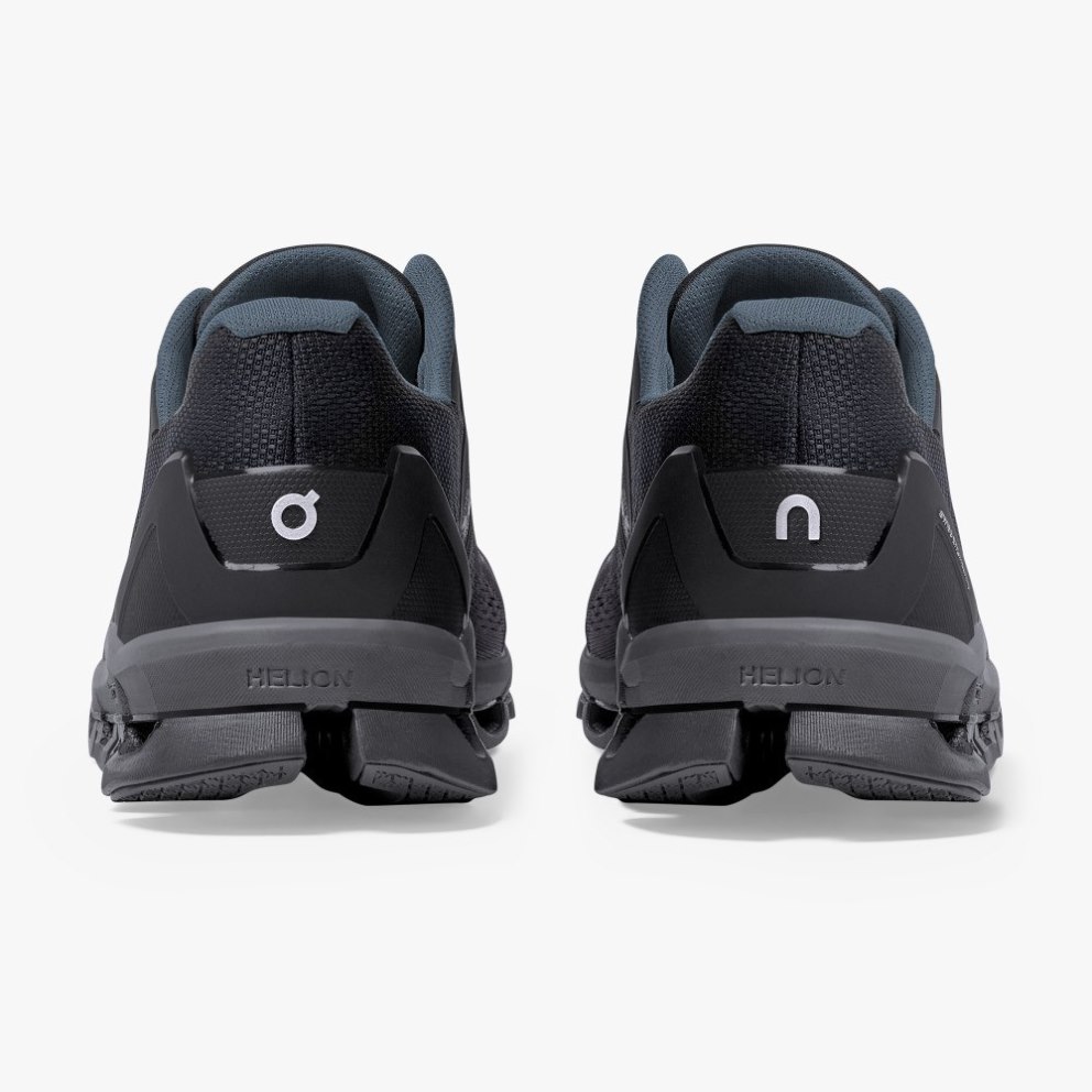 Men's On Cloudace Running Shoes Black | NZ-80612