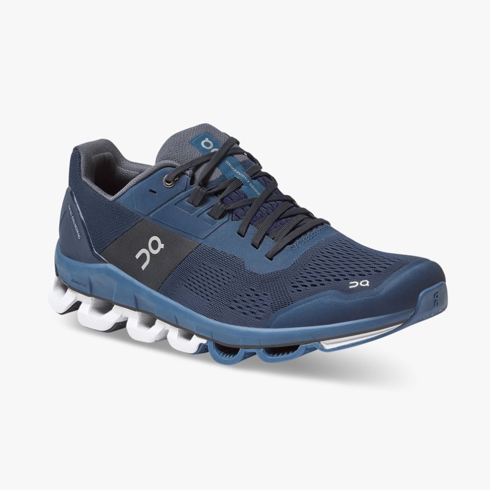 Men's On Cloudace Running Shoes Navy | NZ-85741