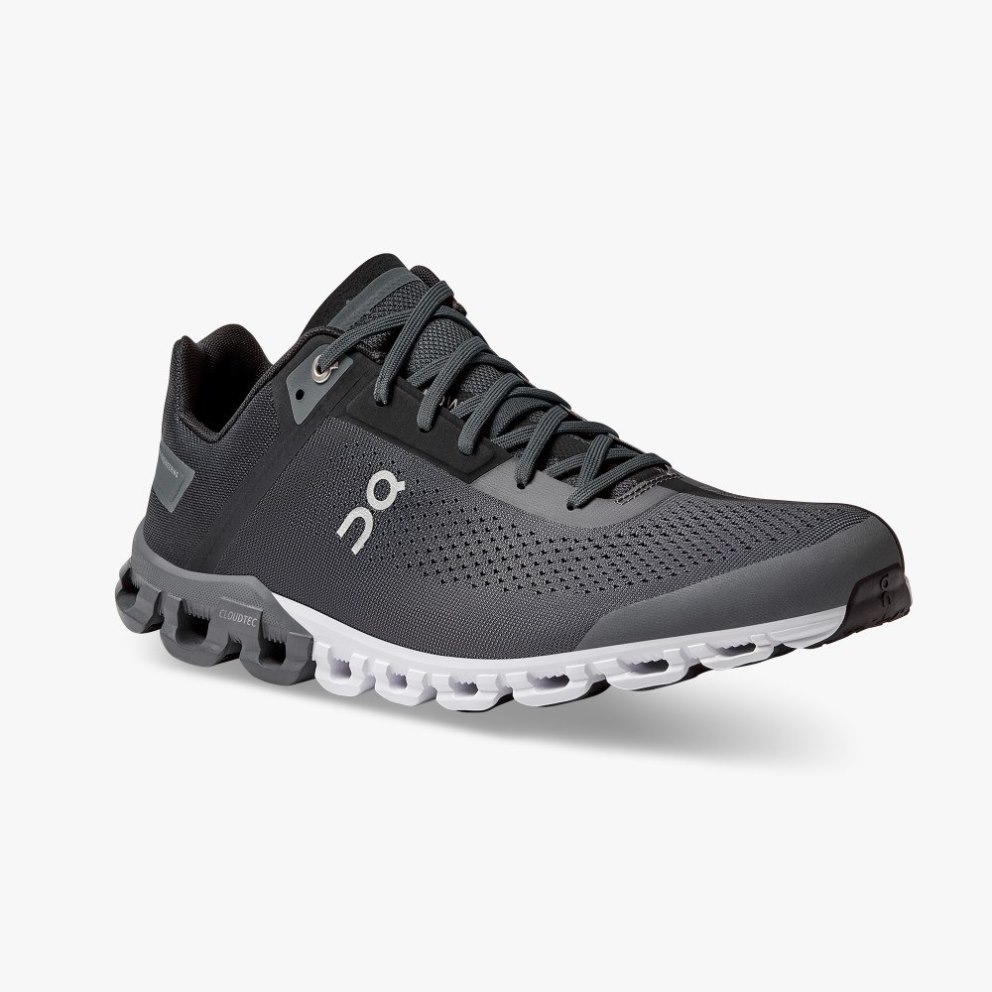 Men's On Cloudflow Running Shoes Black | NZ-03267