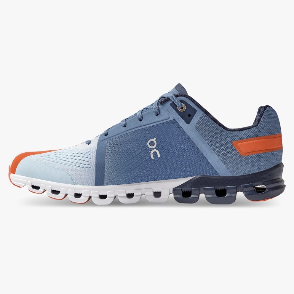 Men's On Cloudflow Running Shoes Blue | NZ-58361