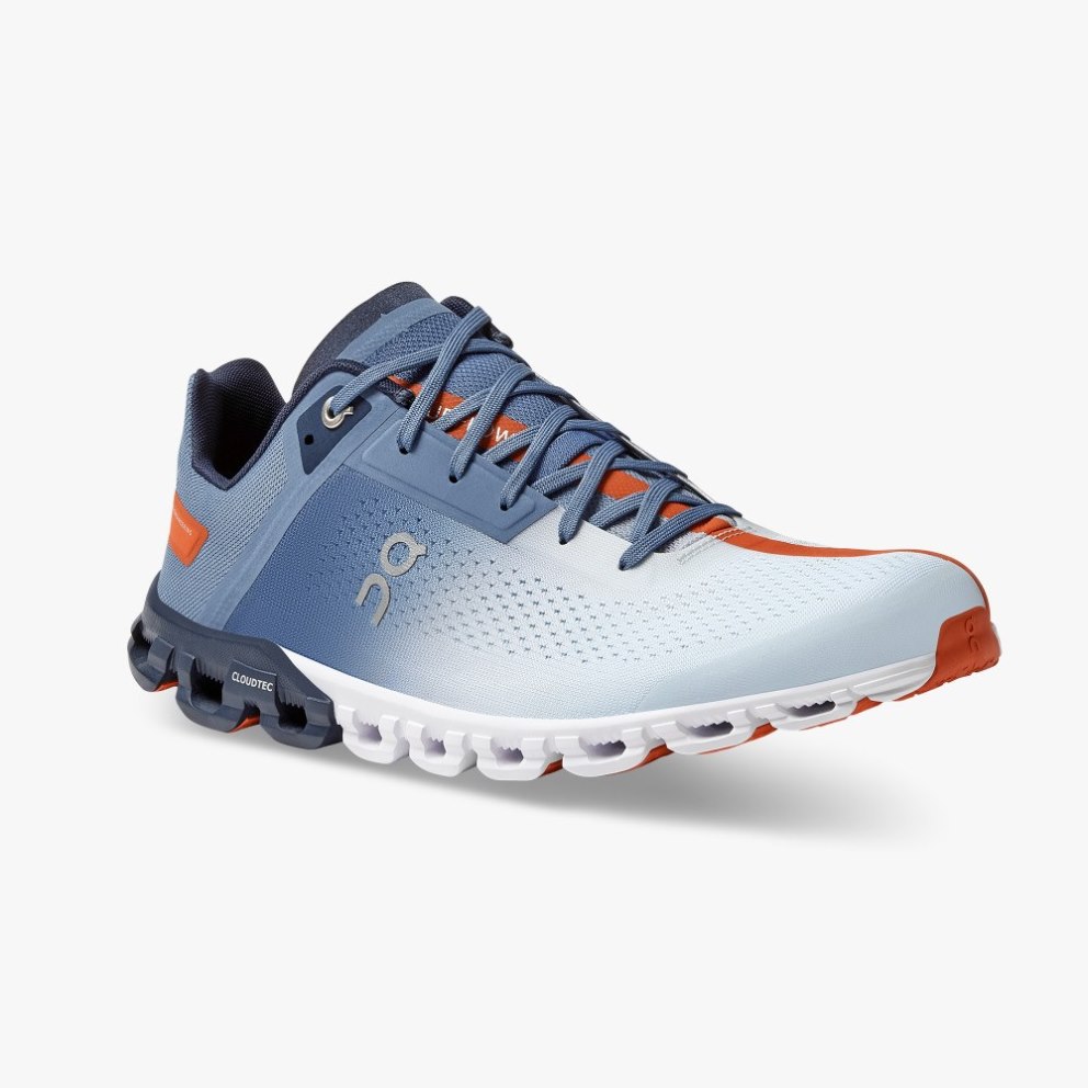 Men's On Cloudflow Running Shoes Blue | NZ-58361