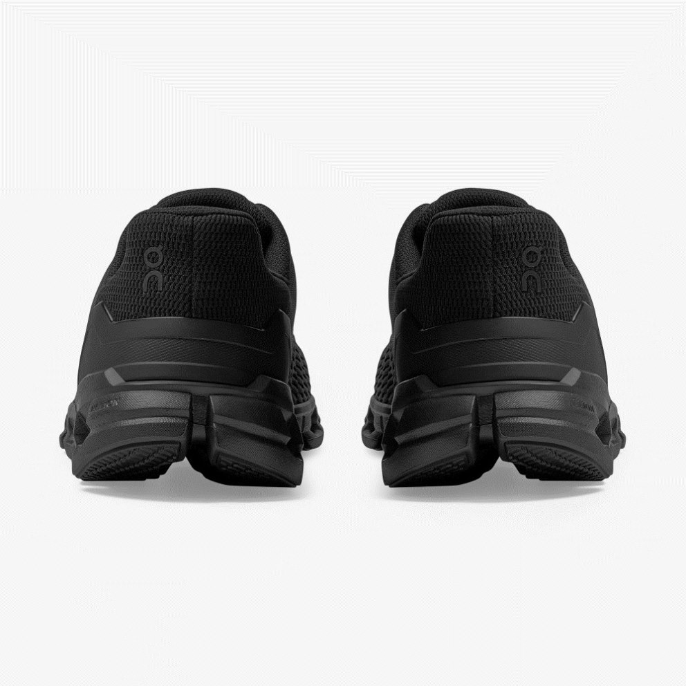 Men's On Cloudflyer Running Shoes Black | NZ-54791