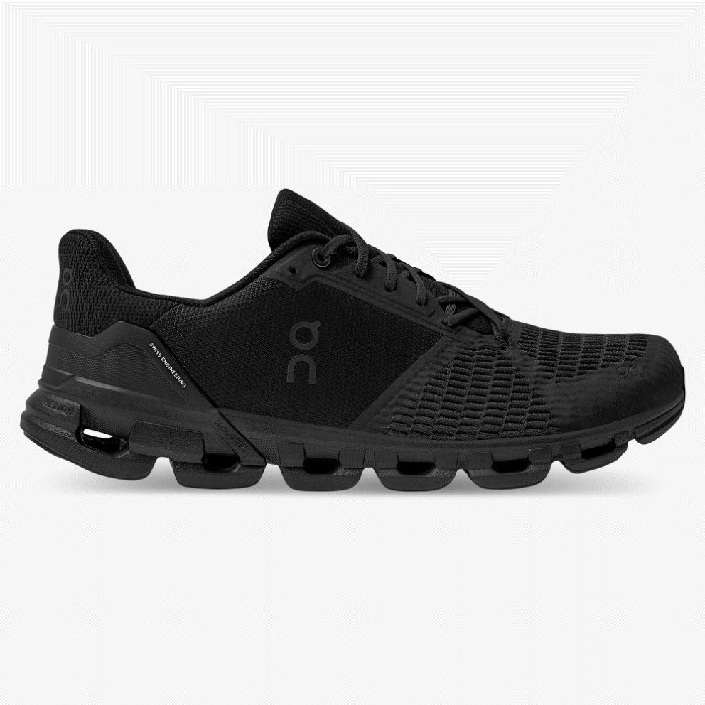 Men\'s On Cloudflyer Running Shoes Black | NZ-54791