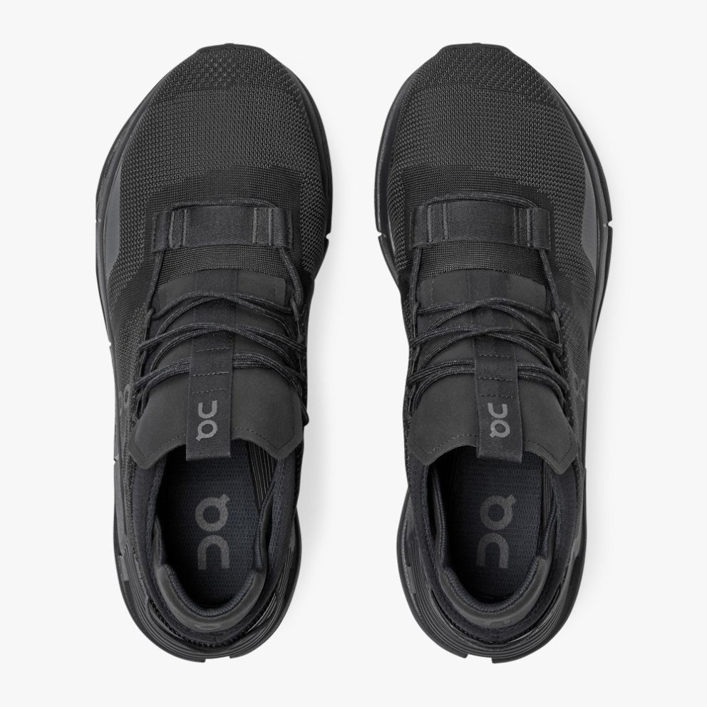 Men's On Cloudnova Sneakers Black | NZ-23840