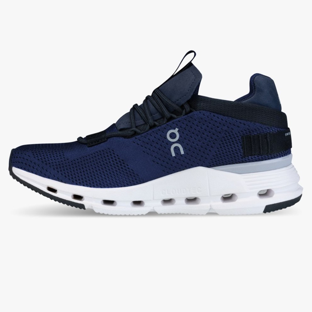 Men's On Cloudnova Sneakers Navy | NZ-74920