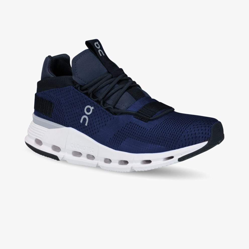 Men's On Cloudnova Sneakers Navy | NZ-74920