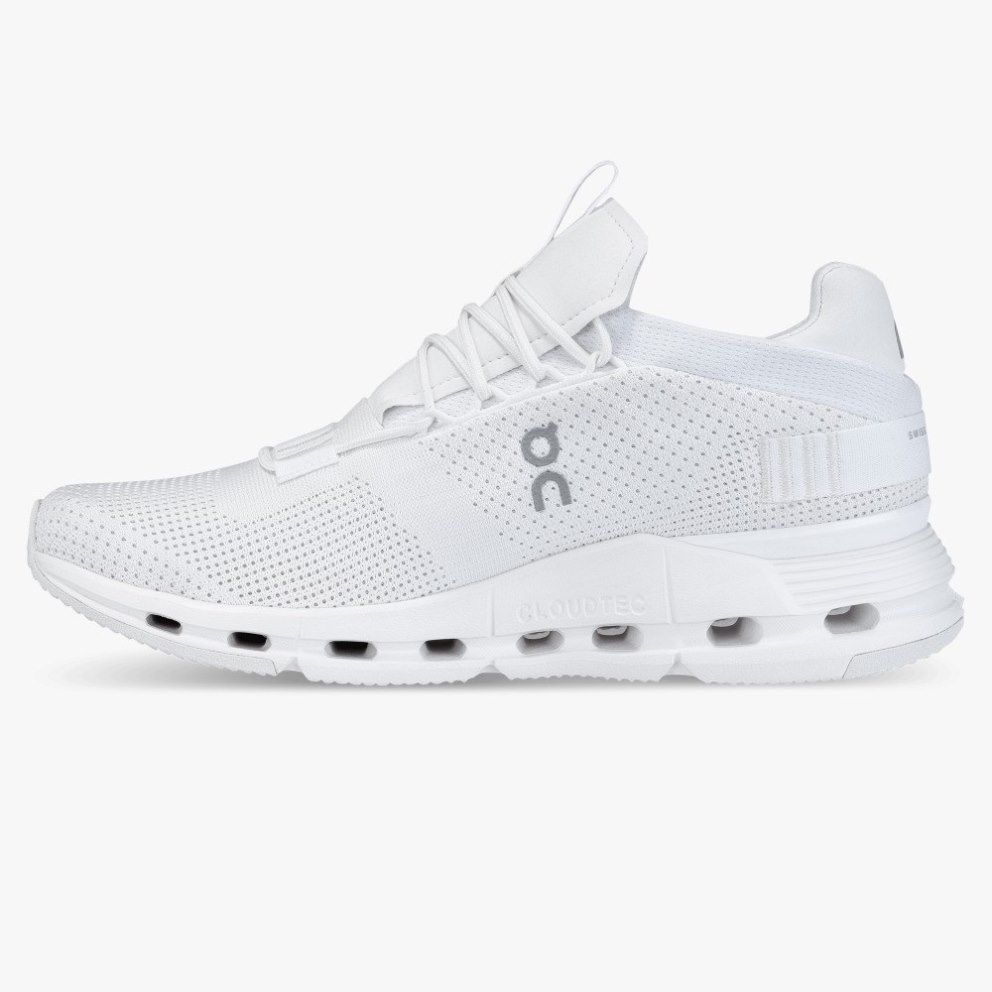 Men's On Cloudnova Sneakers White | NZ-98654