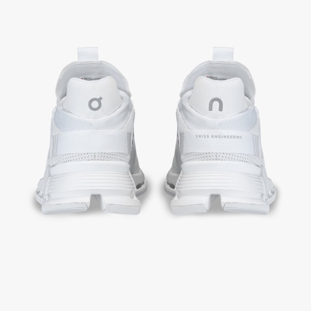 Men's On Cloudnova Sneakers White | NZ-98654