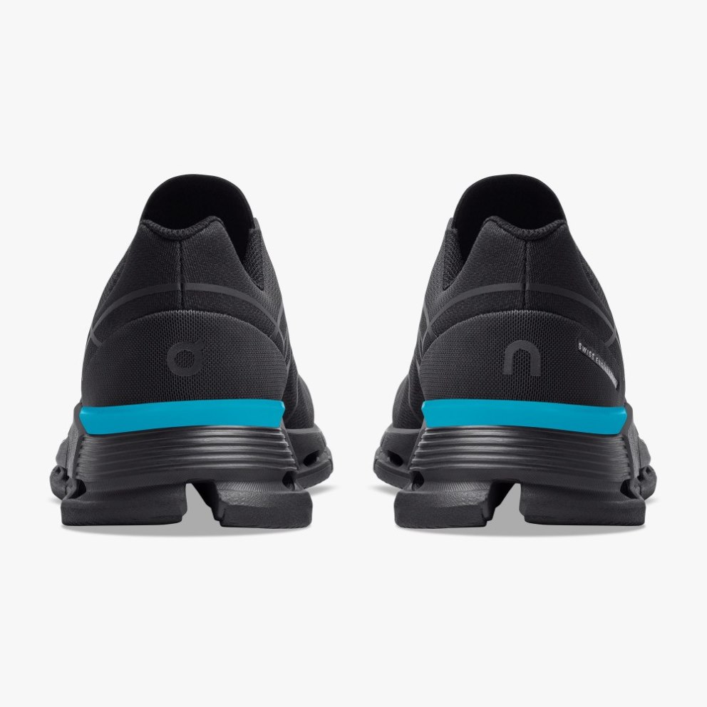 Men's On Cloudnova Z5 Sneakers Black / Turquoise | NZ-21948