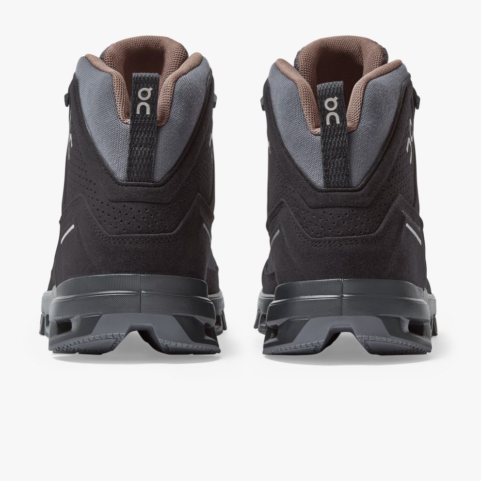 Men's On Cloudridge Hiking Boots Grey / Black | NZ-45012