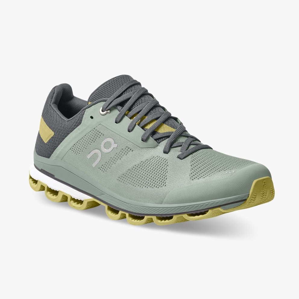 Men's On Cloudsurfer 6 Running Shoes Green | NZ-30957