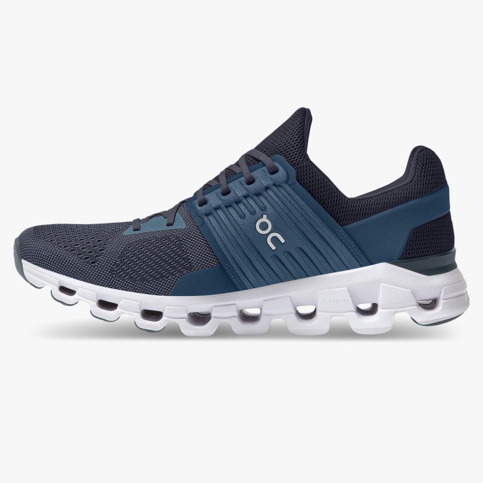 Men's On Cloudswift Running Shoes Navy | NZ-14589