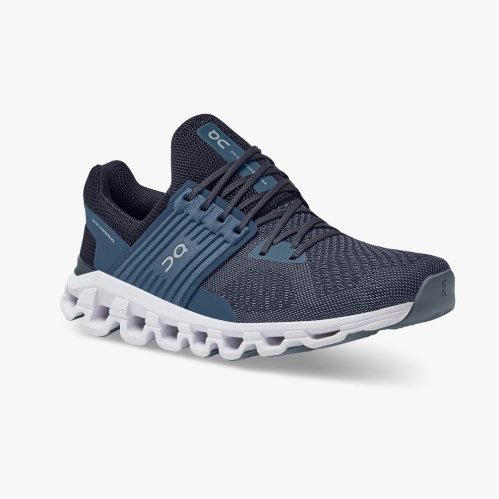 Men's On Cloudswift Running Shoes Navy | NZ-14589