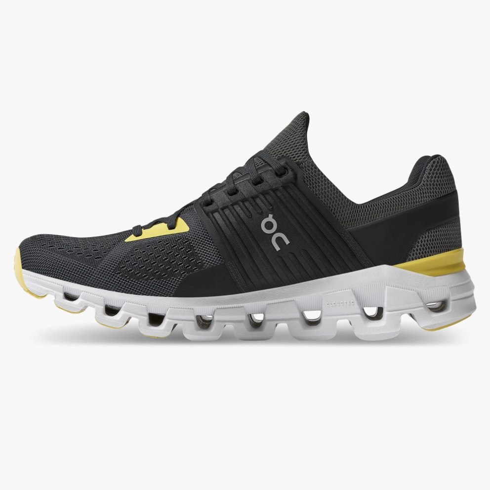 Men's On Cloudswift Running Shoes Black | NZ-19468