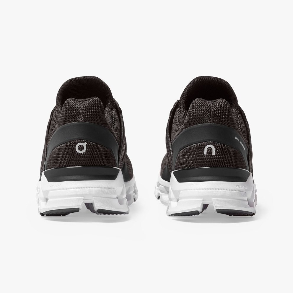 Men's On Cloudswift Running Shoes Black | NZ-43615