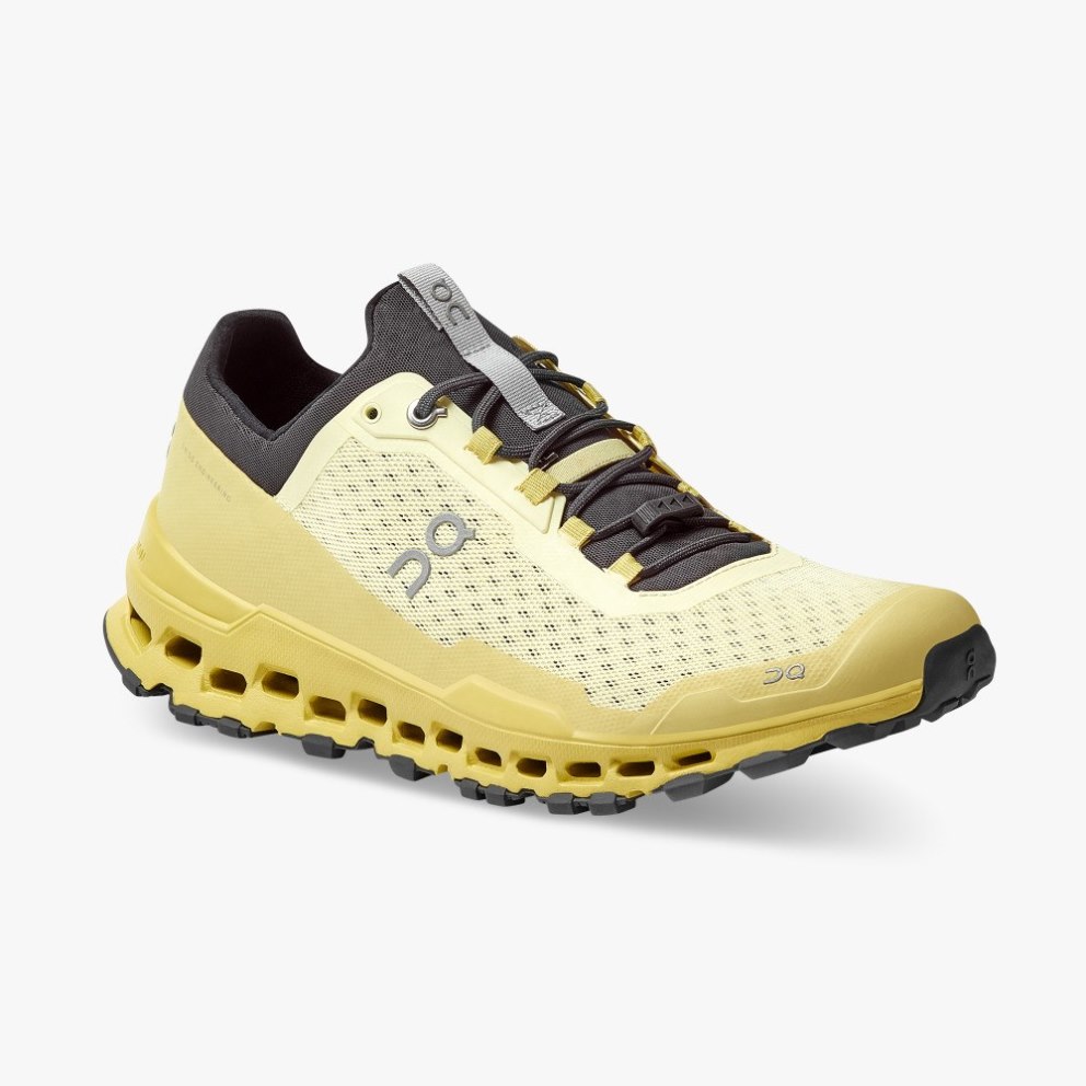 Men's On Cloudultra Hiking Shoes Lemon | NZ-49568