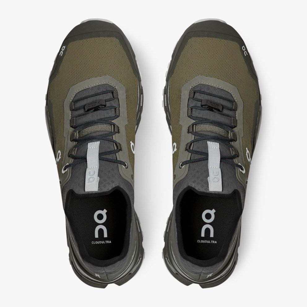 Men's On Cloudultra Hiking Shoes Olive | NZ-08654