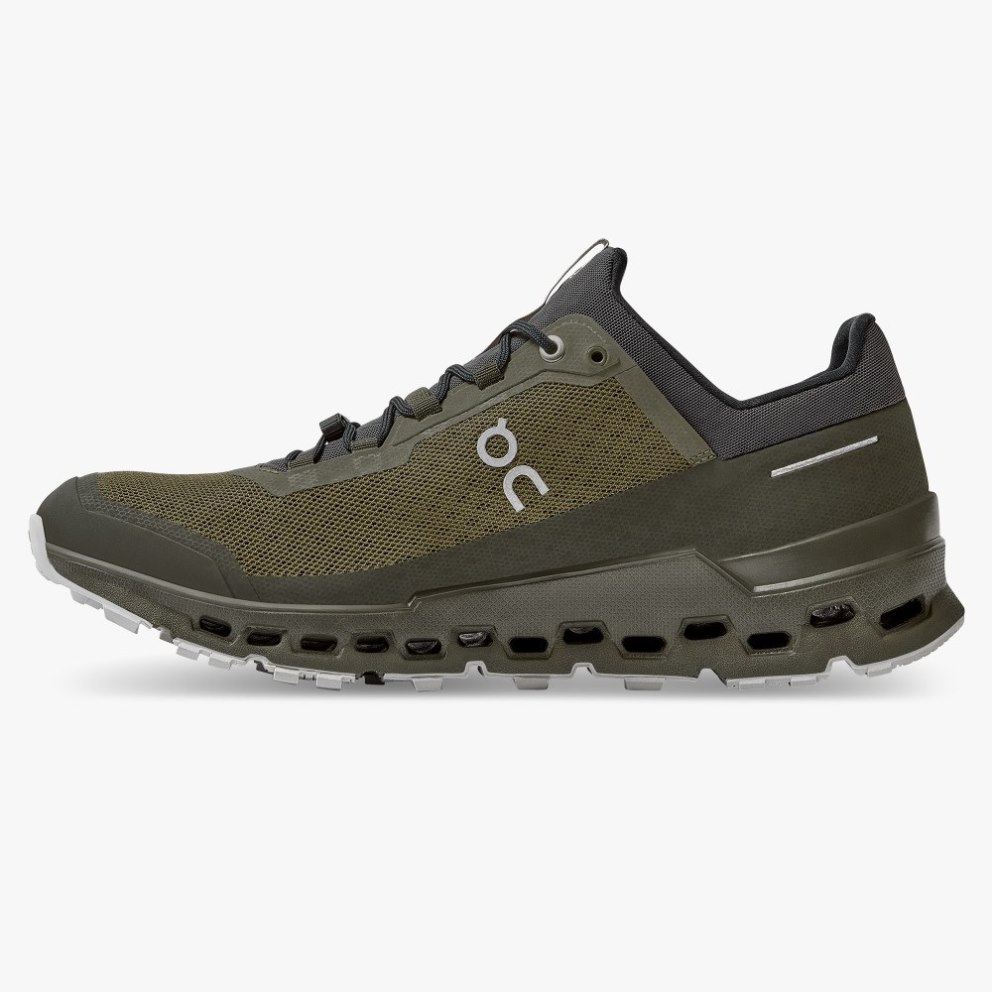 Men's On Cloudultra Hiking Shoes Olive | NZ-08654