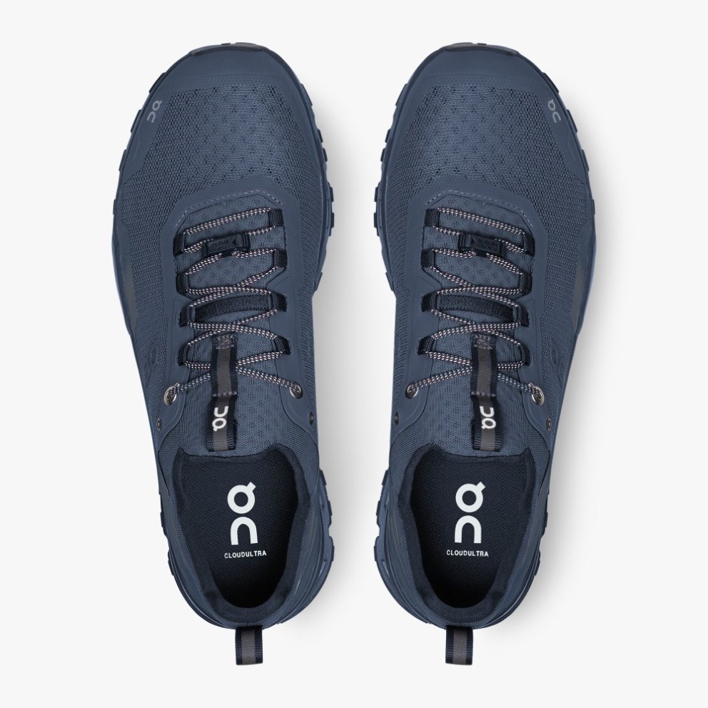 Men's On Cloudultra Nite Hiking Shoes Navy | NZ-26437