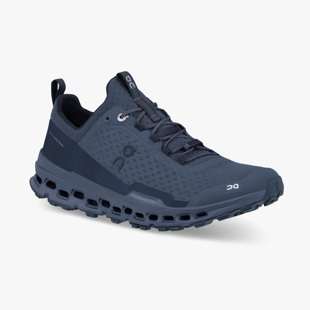 Men's On Cloudultra Nite Hiking Shoes Navy | NZ-26437