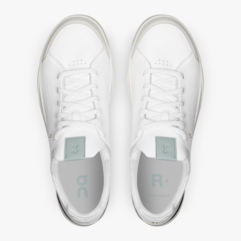 Men's On Cloud THE ROGER Centre Court Sneakers White | NZ-30548