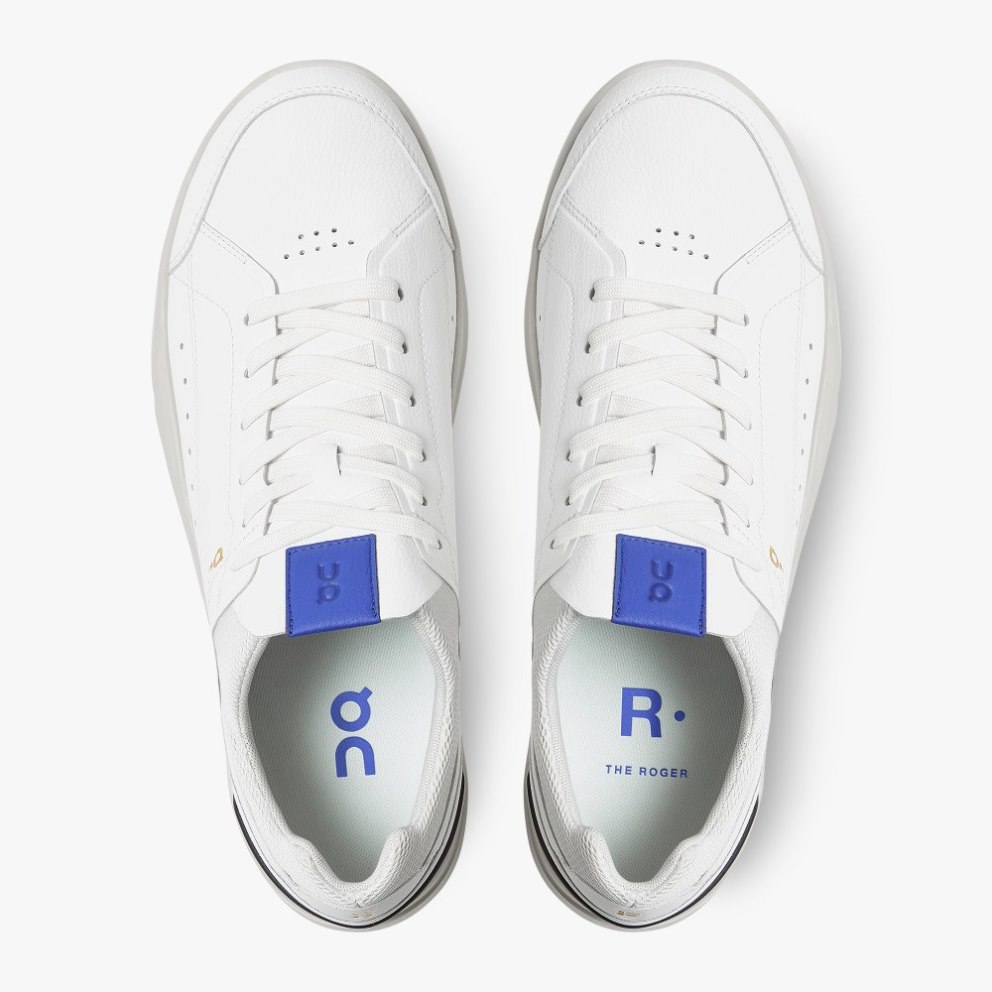 Men's On Cloud THE ROGER Centre Court Sneakers White | NZ-61478