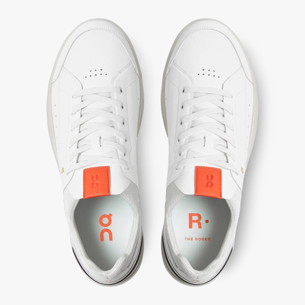 Men's On Cloud THE ROGER Centre Court Sneakers White | NZ-70918