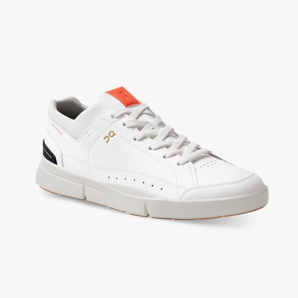 Men's On Cloud THE ROGER Centre Court Sneakers White | NZ-70918