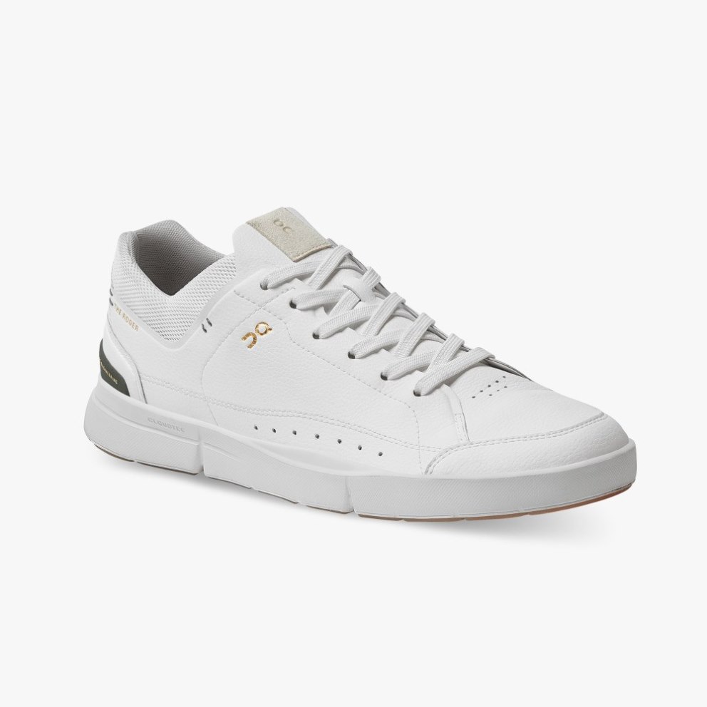 Men's On Cloud THE ROGER Centre Court Sneakers White | NZ-84139