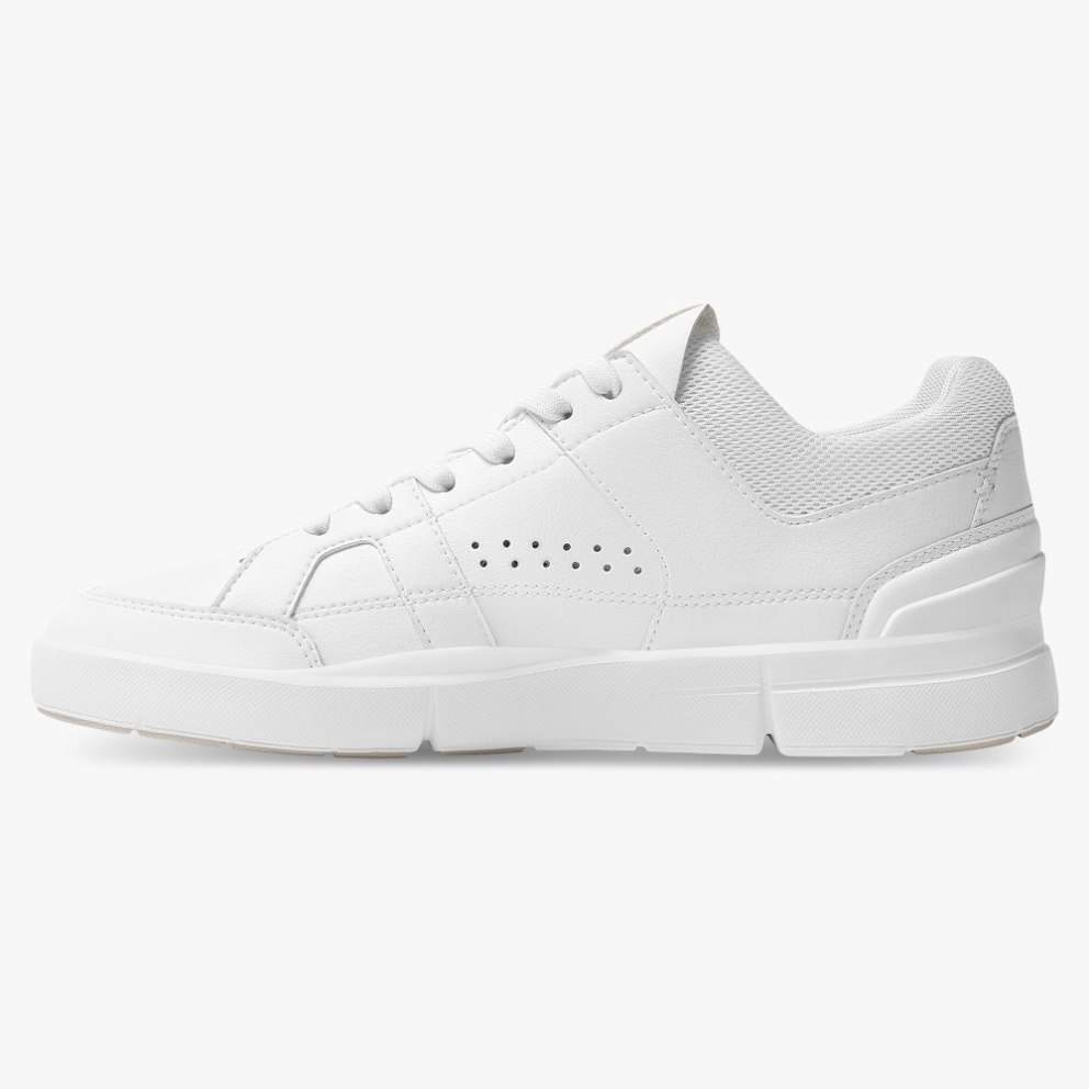 Men's On Cloud THE ROGER Clubhouse Sneakers White | NZ-21804